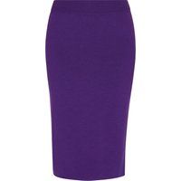 Taillierter Strickrock in Midilänge