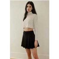 Schicker Plissierter Mini-Skort