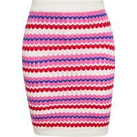 Strickrock mit Zickzack-Muster