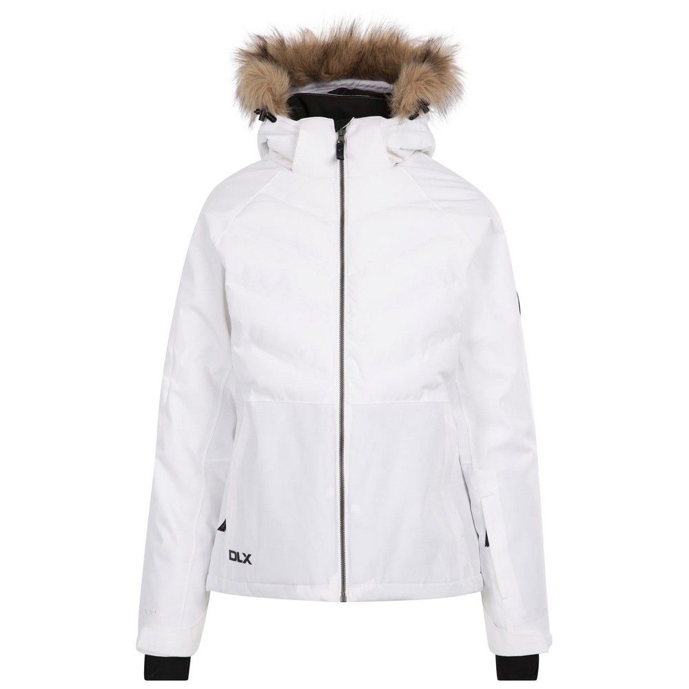 Technische Skijacke mit Kunstfellkapuze