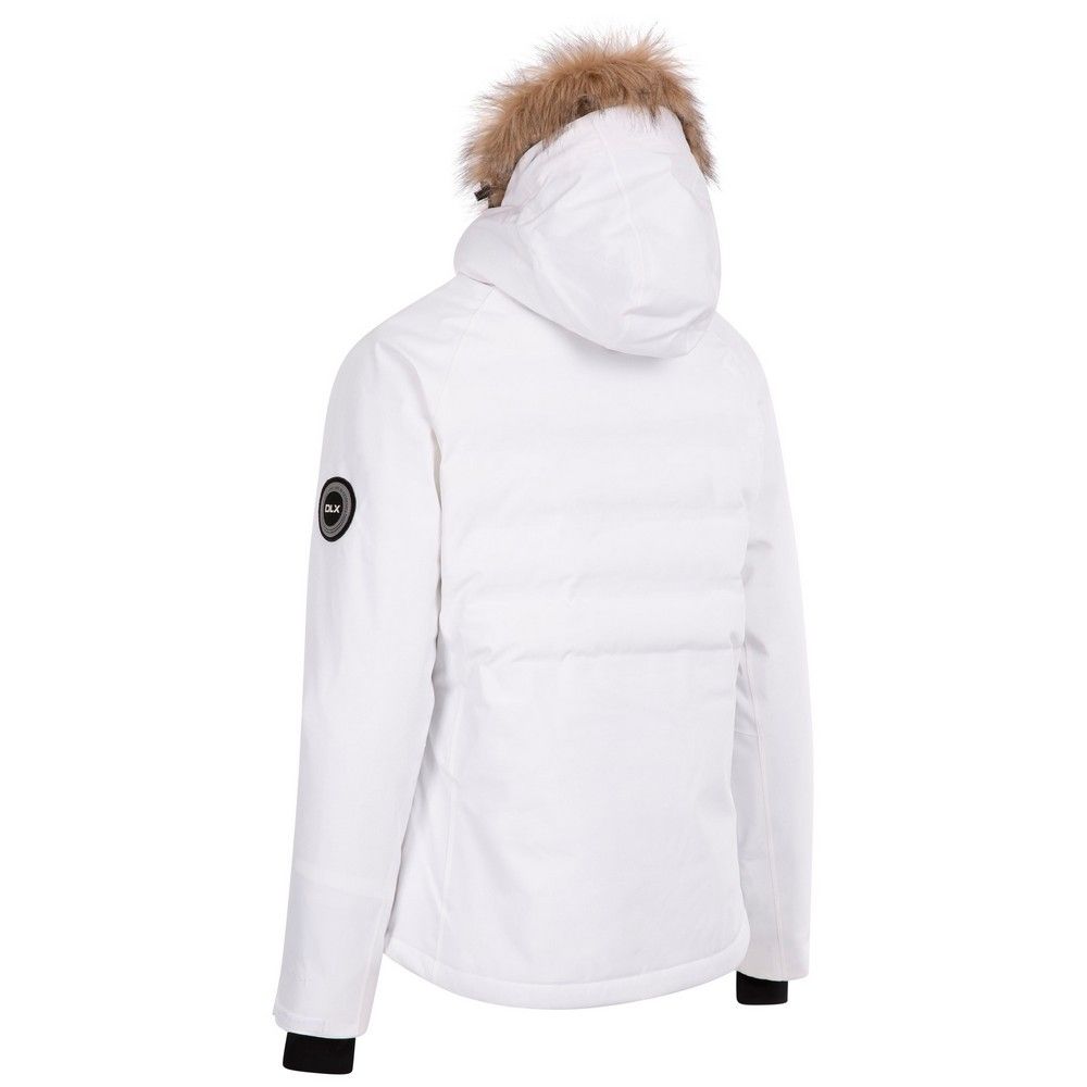 Technische Skijacke mit Kunstfellkapuze