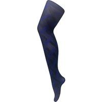 Blickdichte Strumpfhose mit geometrischem Webmuster