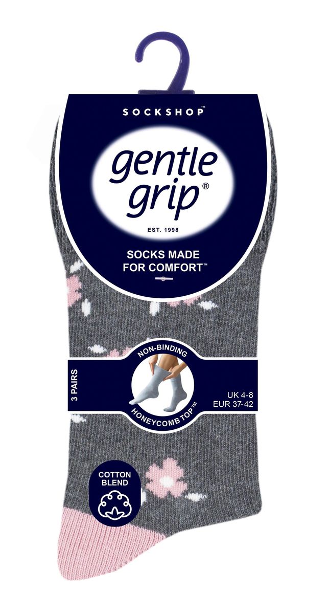 Bequeme Socken mit Muster-Mix