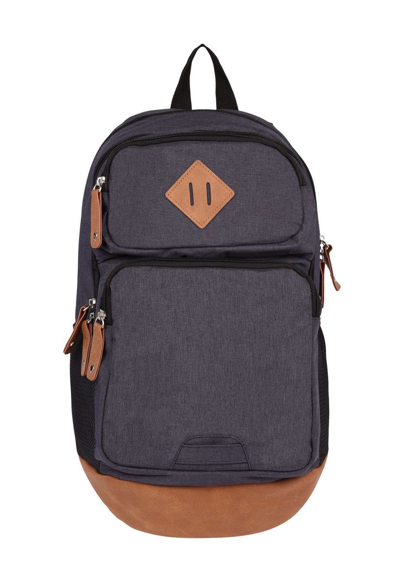 Mehrfachtaschen-Rucksack mit Lederboden
