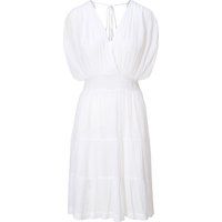 Luftiges Stufen-Strandkleid mit V-Ausschnitt