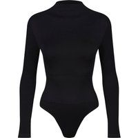 Formender Langarm-Bodysuit mit Stehkragen