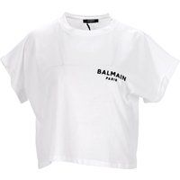 Baumwoll-Crop-Top mit Logo-Print