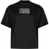 Retro-Grafik Boxy Crop Top