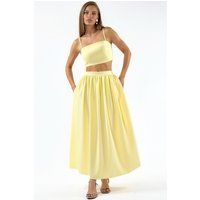Set aus Crop-Top und Maxirock