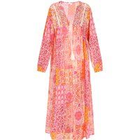 Maxi-Kimono mit Bohemian Patchwork-Print