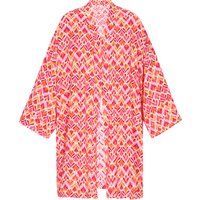 Gemusterter Kimono mit offener Vorderseite