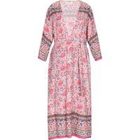 Kimonokleid mit Blumenmuster im Boho-Stil