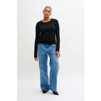 Klassisches Langarmshirt mit Rundhalsausschnitt