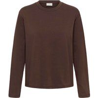 Minimalistisches Langarmshirt mit Rundhalsausschnitt