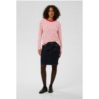 Gestreiftes Langarmshirt im Loose Fit