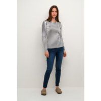 Gestreiftes Langarmshirt im Regular Fit