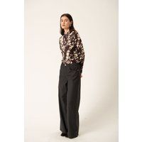 Rollkragenshirt mit abstraktem Muster