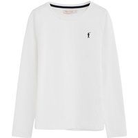 Klassisches Langarmshirt mit Rundhalsausschnitt