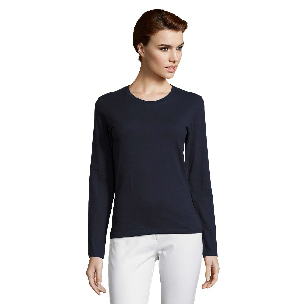 Imperial Langarmshirt aus Baumwolle