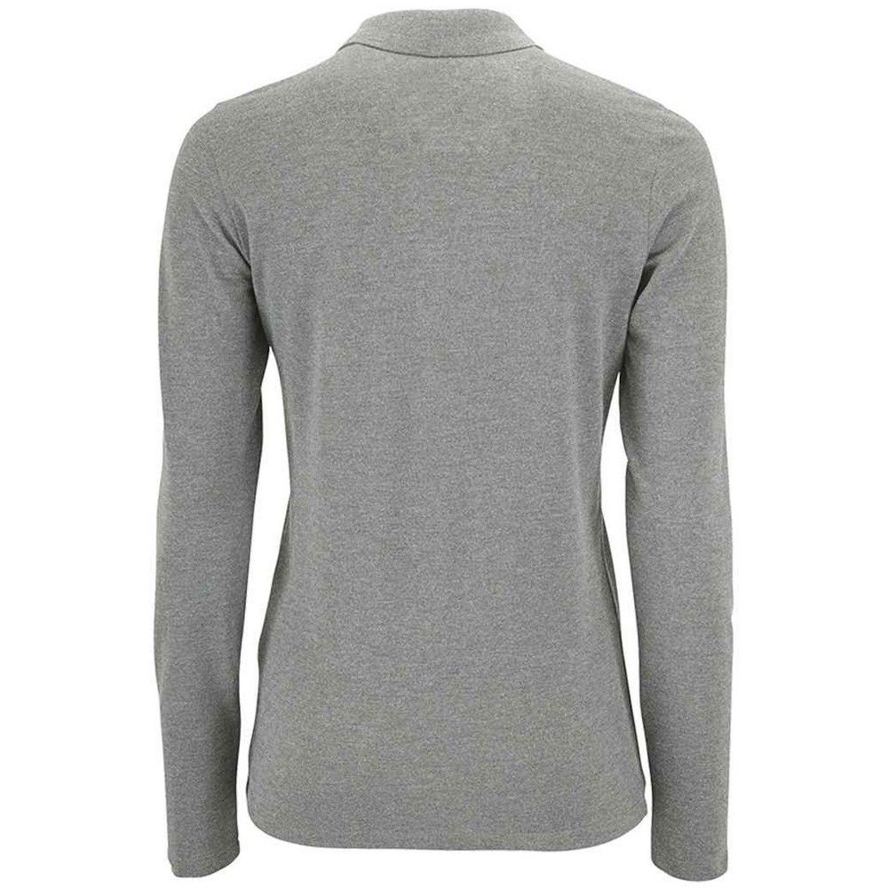 Langärmliges Piqué-Poloshirt