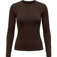 Minimalistisches Slim-Fit Langarmshirt