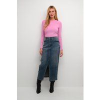 Eng anliegendes geripptes Langarmshirt