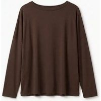 Minimalistisches Oversized-Viskose-Longsleeve