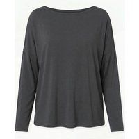 Oversized Longsleeve aus Viskose