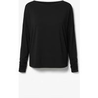 Minimalistisches Oversize-Oberteil mit U-Boot-Ausschnitt