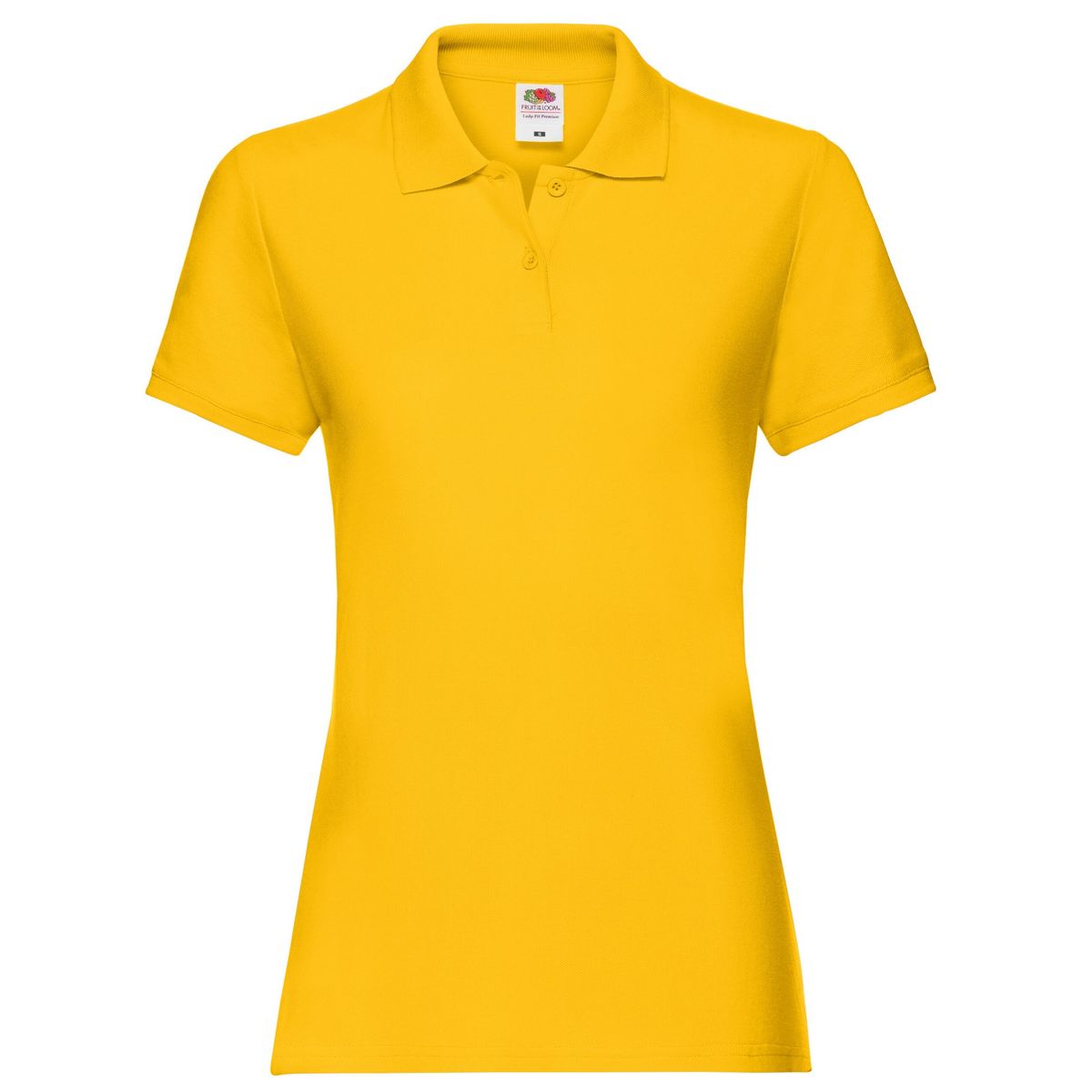Tailliertes Baumwoll-Piqué Poloshirt