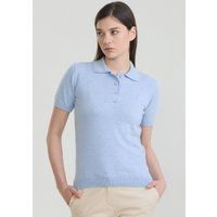 Klassisches Strick-Poloshirt aus Baumwolle