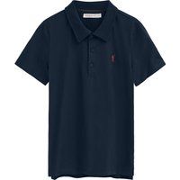 Besticktes Polo-Shirt aus Baumwolljersey