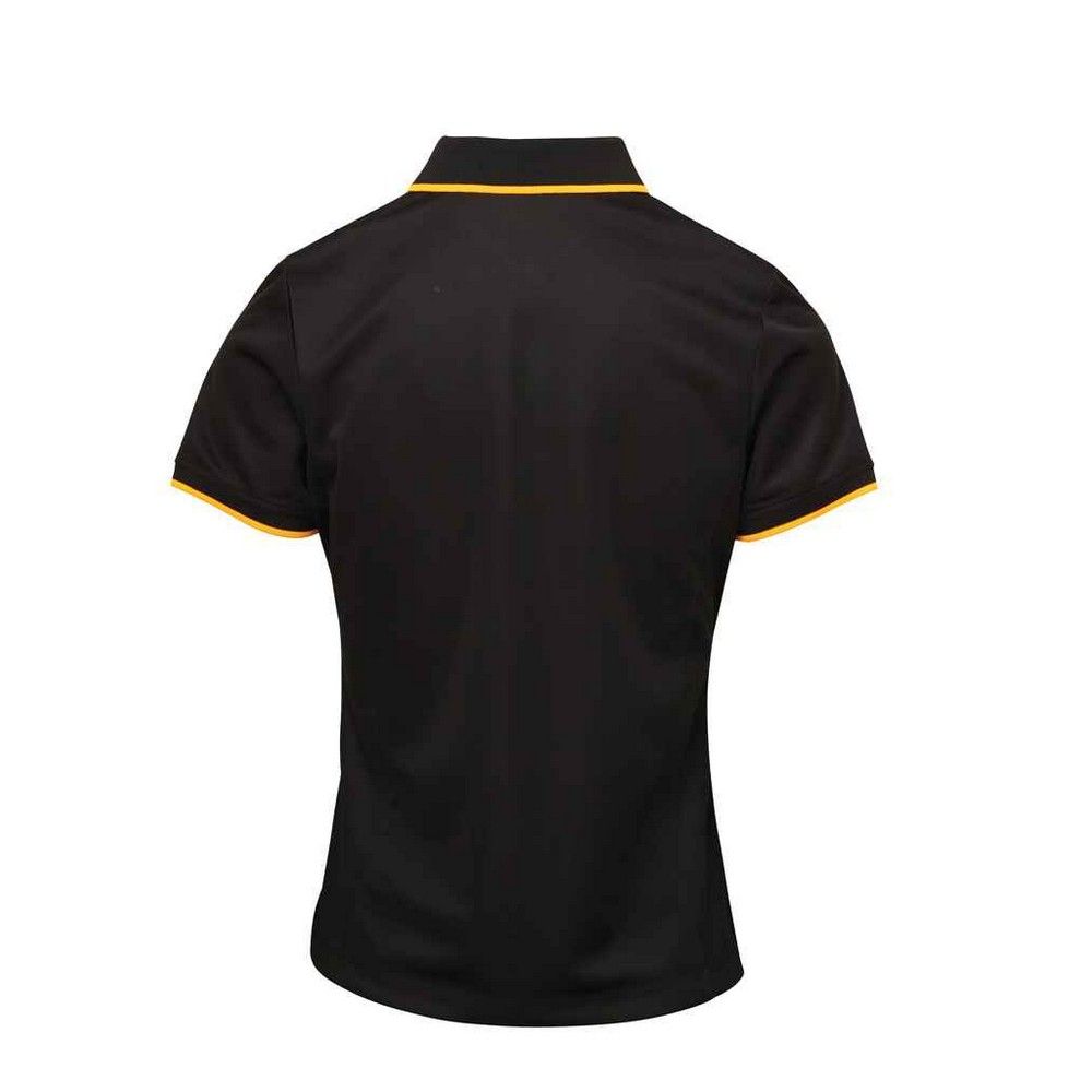 Coolchecker Poloshirt mit Kontrast-Details