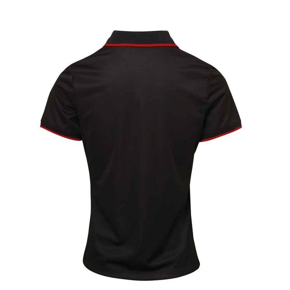 Funktions-Piqué-Poloshirt mit Kontrasten