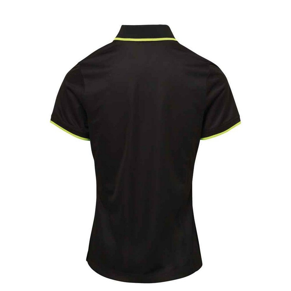 Performance-Poloshirt mit Kontrastbesatz