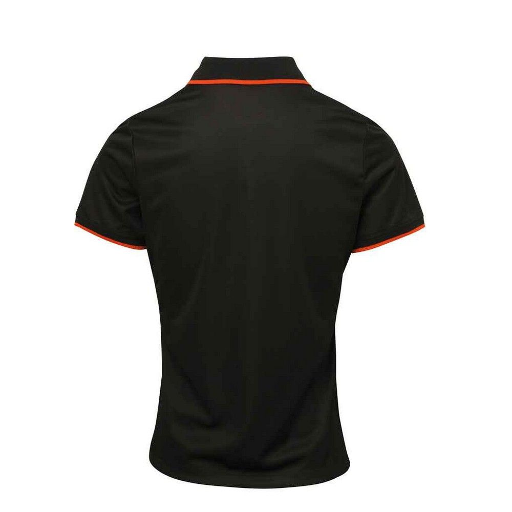 Funktions-Poloshirt mit Kontrast-Details
