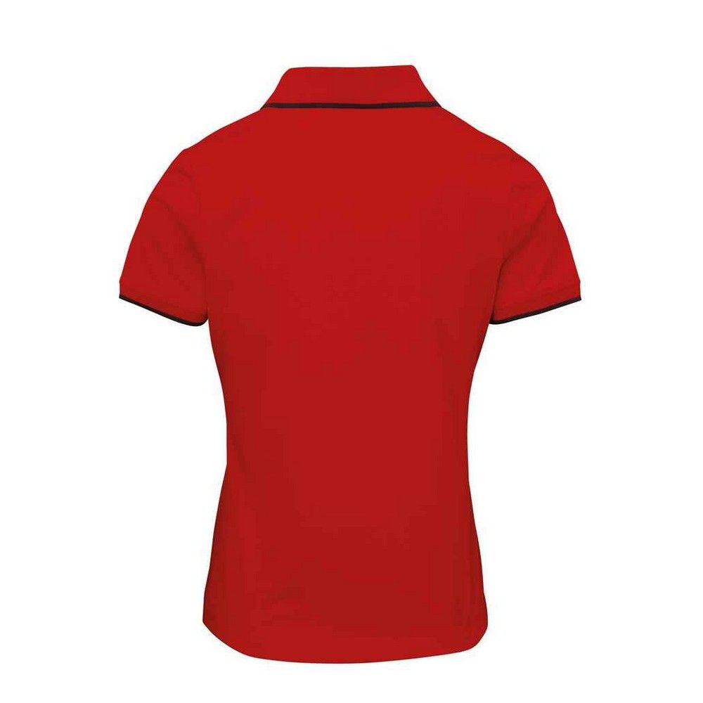 Polo-Shirt mit Kontraststreifen aus Piqué
