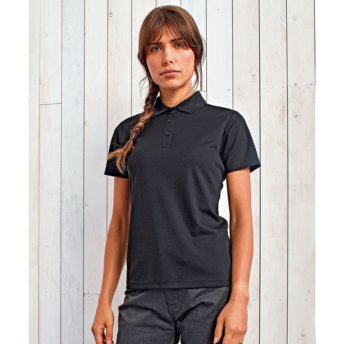 Nachhaltiges Poloshirt aus recyceltem Polyester