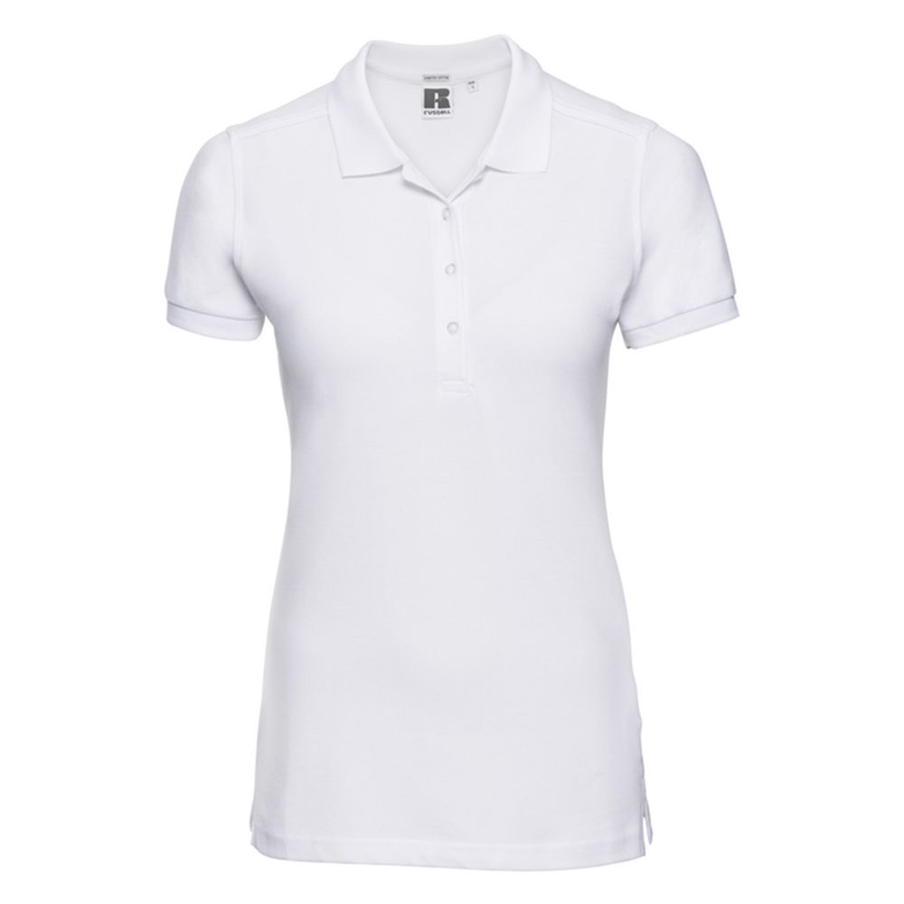 Schmal geschnittenes Stretch-Baumwollpoloshirt