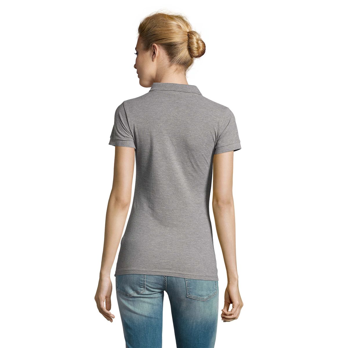 Körpernahes Piqué-Poloshirt für Damen