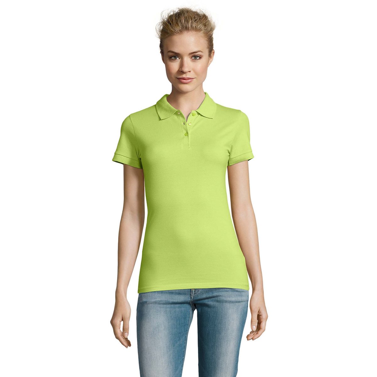 Schmal geschnittenes Baumwoll-Piqué-Poloshirt