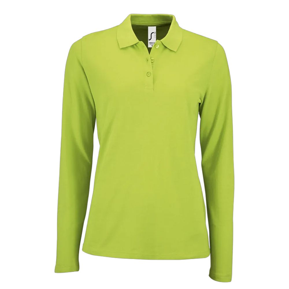 Essentielles Langarm-Polo aus Piqué