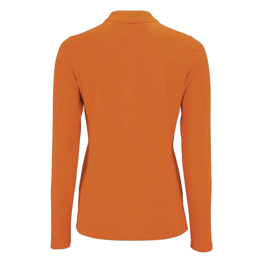 Klassisches Langarm-Piqué-Poloshirt