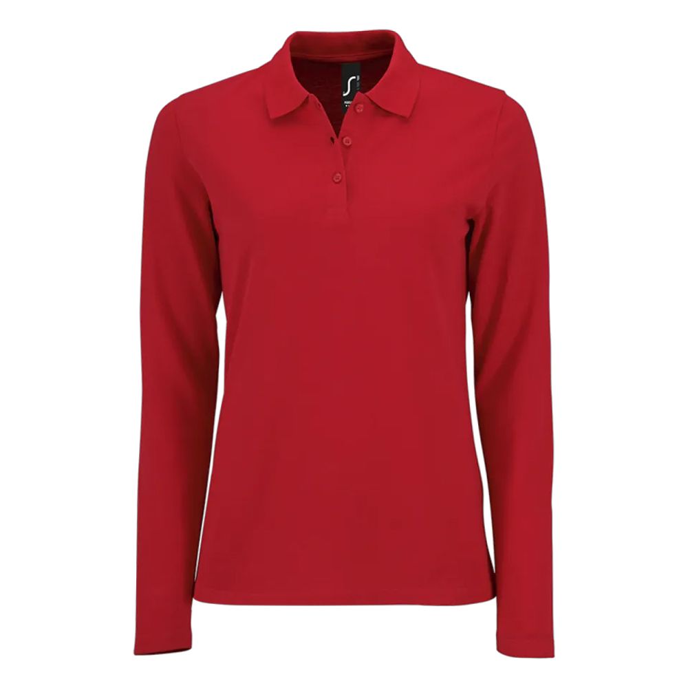 Klassisches Langarm-Poloshirt