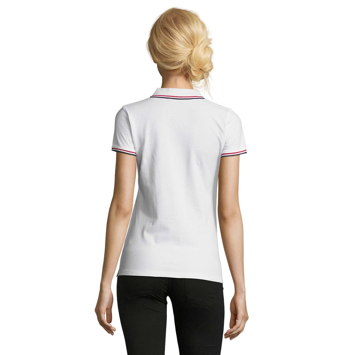Klassisches Polo-Shirt mit Kontraststreifen