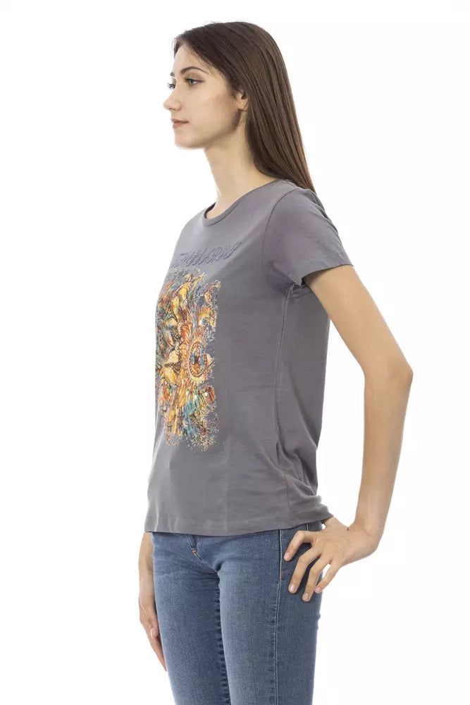 T-Shirt mit Mandala-Grafikdruck