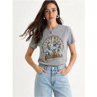 T-Shirt mit floralem Grafik-Print