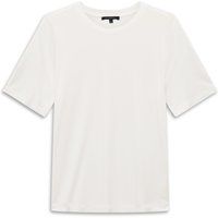 Minimalistisches Rundhals-T-Shirt aus Viskose