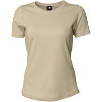 Körpernah geschnittenes Rundhals T-Shirt