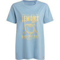 T-Shirt mit Zitronen-Print und lockerer Passform
